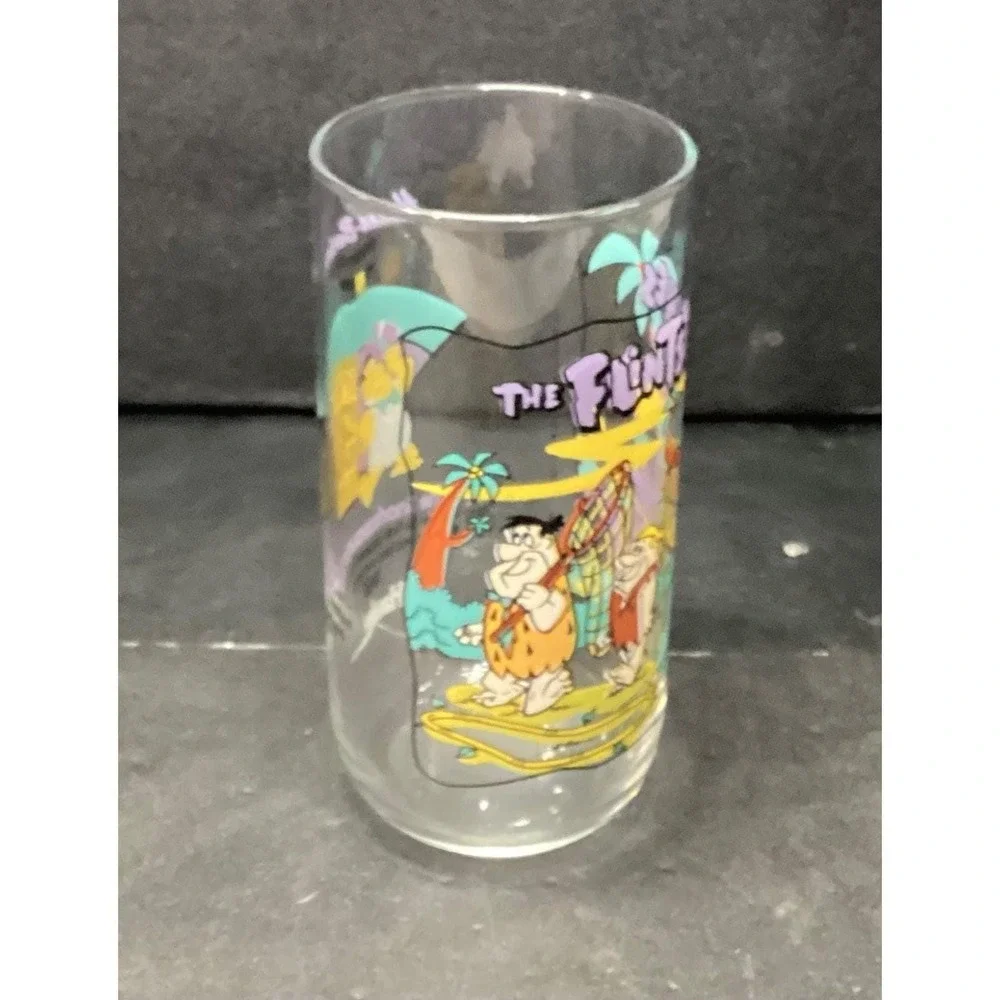 Hanna-Barbera‎ The Flintstones First 30 Years Tumbler, Vintage Collectible Glass
